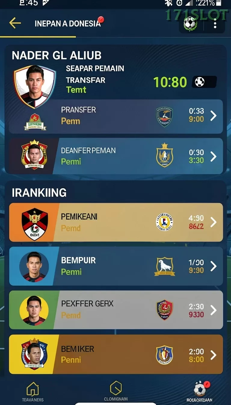 Cuplikan layar JAWABET88 — menu navigasi