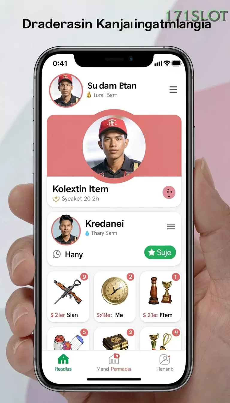 Cuplikan layar RP777 — halaman utama